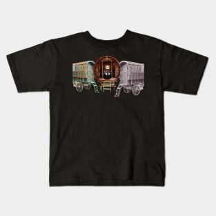 horse drawn wagon Kids T-Shirt